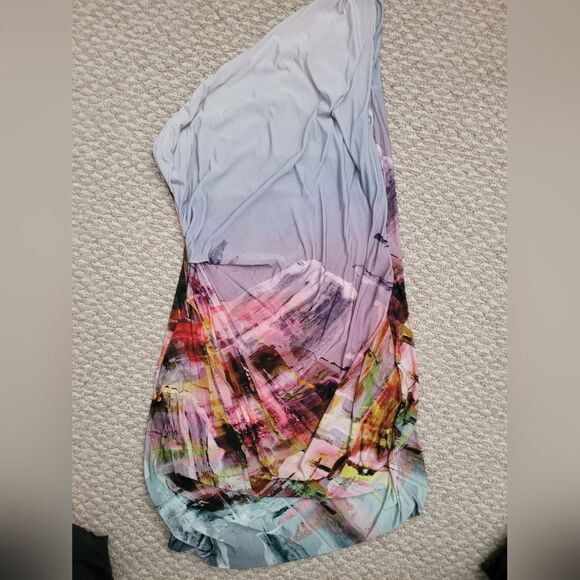 ASOS one shoulder dress size UK 14 - Picture 2 of 4